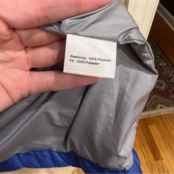 Peter Millar Willamette Quilted Vest Mens XL Blue Lightweight Full Zip Mock - Picture 6 of 6